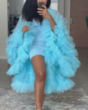 Load and play video in Gallery viewer, Custom made Mini Tulle Robe