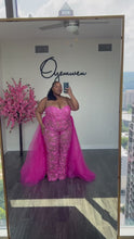 Load and play video in Gallery viewer, Custom made Lace Overlay Jumpsuit