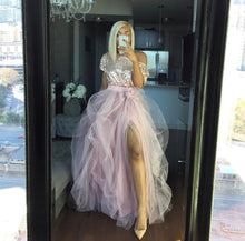 Load image into Gallery viewer, Custom Made Hi-Slit Tulle Skirt