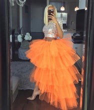 Load image into Gallery viewer, Custom Made Orchid Tulle Skirt
