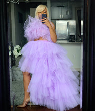 Load image into Gallery viewer, Custom Made Orchid Tulle Skirt