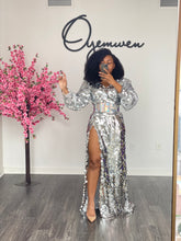 Load image into Gallery viewer, Custom Birthday Dress in Silver