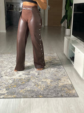 Load image into Gallery viewer, “Chocolate is the New Black” High Waisted Chaps