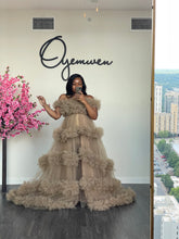 Load image into Gallery viewer, Off shoulder tiered Tulle Dress