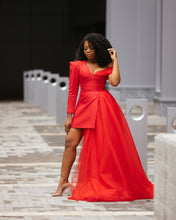 Load image into Gallery viewer, Back to Business Red Blazer Dress