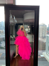 Load image into Gallery viewer, Fuchsia orchid skirt set