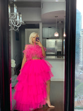 Load image into Gallery viewer, Fuchsia orchid skirt set