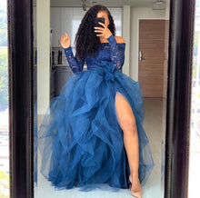 Load image into Gallery viewer, Custom Made Hi-Slit Tulle Skirt
