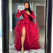 Load image into Gallery viewer, Custom Made Hi-Slit Tulle Skirt