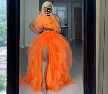 Load image into Gallery viewer, Custom Made Hi-Slit Tulle Skirt