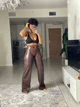 Load image into Gallery viewer, “Chocolate is the New Black” High Waisted Chaps
