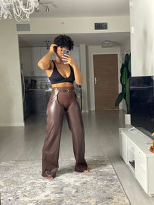 “Chocolate is the New Black” High Waisted Chaps