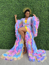 Load image into Gallery viewer, Candy Rainbow Tulle Robe