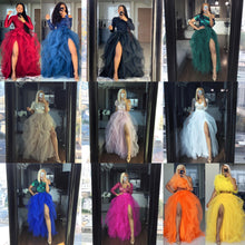 Load image into Gallery viewer, Custom Made Hi-Slit Tulle Skirt