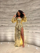 Load image into Gallery viewer, Custom Birthday Dress in Gold