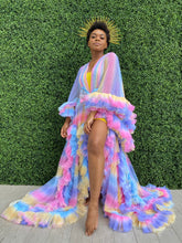 Load image into Gallery viewer, Candy Rainbow Tulle Robe