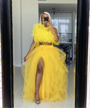 Load image into Gallery viewer, Custom Made Hi-Slit Tulle Skirt