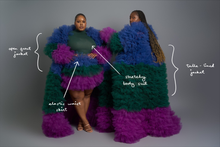 Load image into Gallery viewer, Peacock Ombré Jacket Set
