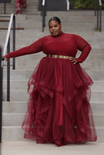 Load image into Gallery viewer, Fall Ruby Turtleneck Skirt Set
