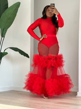 Load image into Gallery viewer, Tiered tulle skirt set with a twist
