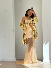 Load image into Gallery viewer, Sequins and Sheer Dress Set
