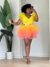 Load image into Gallery viewer, Sunrise mini skirt set
