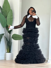 Load image into Gallery viewer, Suited Mermaid tulle dress with a twist
