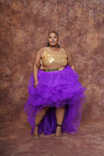 Load image into Gallery viewer, Royalty Hi low Skirt Set
