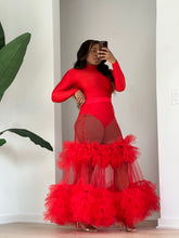 Load image into Gallery viewer, Tiered tulle skirt set with a twist
