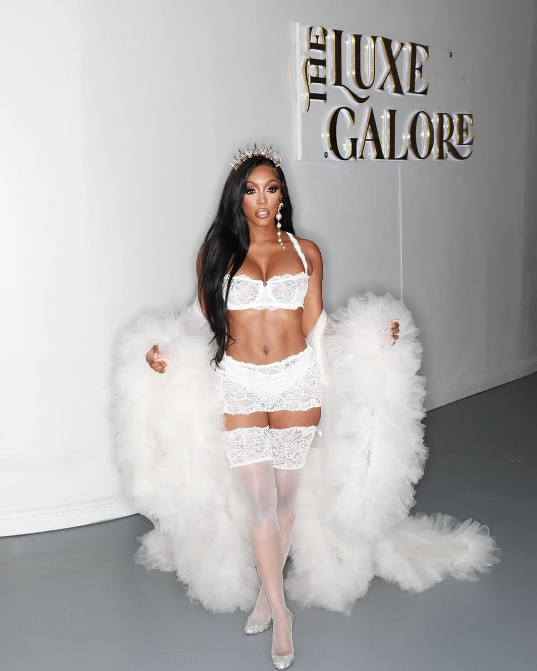 Porsha Williams Custom Tulle Robe
