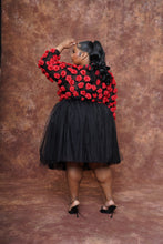 Load image into Gallery viewer, Midnight Rosette Tulle Set
