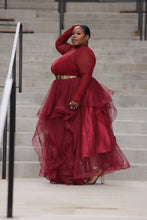 Load image into Gallery viewer, Fall Ruby Turtleneck Skirt Set
