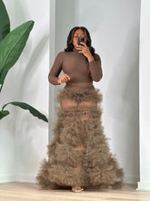 Load image into Gallery viewer, Mermaid tulle skirt set with a twist
