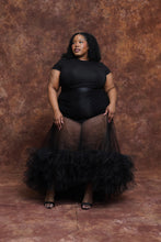 Load image into Gallery viewer, Midi Mermaid Tulle Skirt
