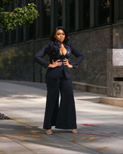 Load image into Gallery viewer, Custom Black Tulle Power Suit
