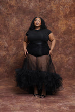 Load image into Gallery viewer, Midi Mermaid Tulle Skirt
