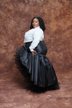 Load image into Gallery viewer, Black Swan Cascade Skirt
