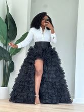 Load image into Gallery viewer, Black Swan Organza Skirt
