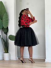 Load image into Gallery viewer, Midnight Rosette Tulle Set
