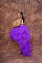 Load image into Gallery viewer, Royalty Hi low Skirt Set
