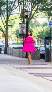 Tickle me pink Tulle Dress