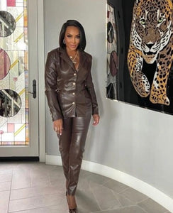 Vivica Fox in "Chocolate is the New Black" Pant Set