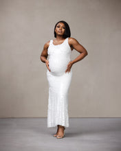 Load image into Gallery viewer, White Sequin Birthday Dress
