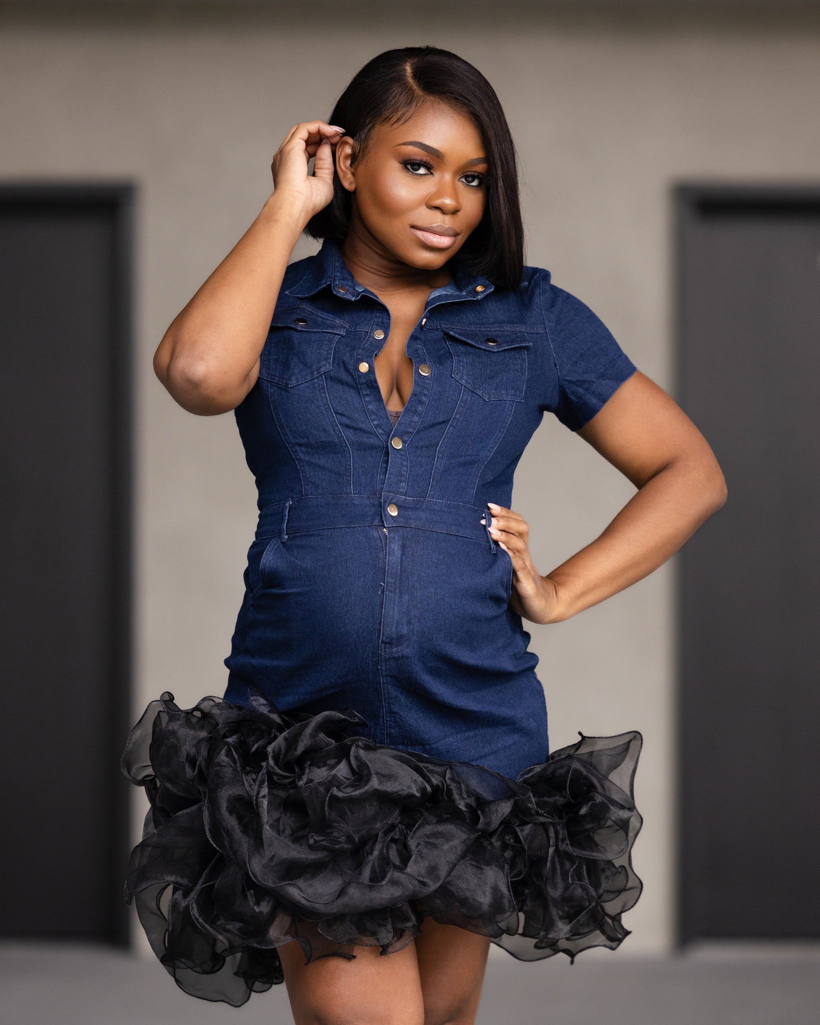 Denim Dress Oyemwen Denim Dress Oyemwen