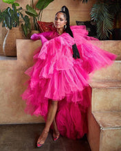 Load image into Gallery viewer, Christina Milian (Actress) in Fuchsia Orchid Dress
