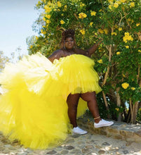 Load image into Gallery viewer, Gabby Sidibe in Yellow Orchid Dress
