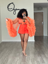Load image into Gallery viewer, Orange Shorts Suit Set
