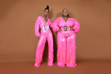 Load image into Gallery viewer, Custom Birthday Jumpsuit in Pink
