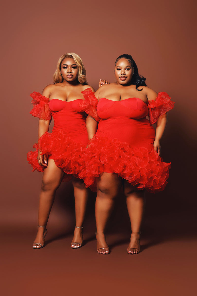 Oyemwen Red Tulle Vest