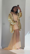 Load and play video in Gallery viewer, Sequins and Sheer Dress Set
